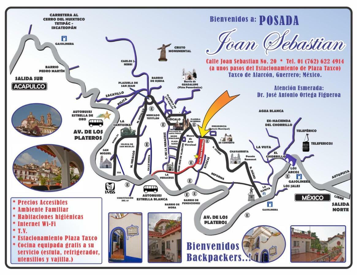 Posada Joan Sebastian Taxco de Alarcon Dış mekan fotoğraf